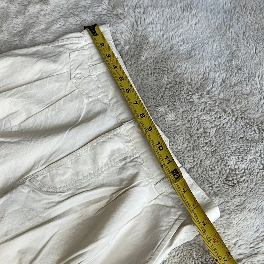Free People high street Pleated  wide leg Shorts in optic white - Picture 9 of 10